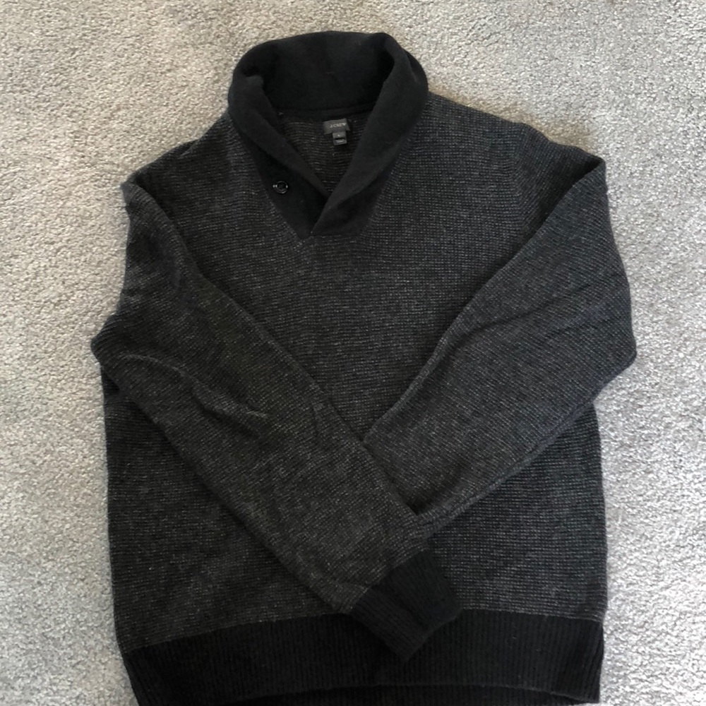 Men’s black J. Crew sweater